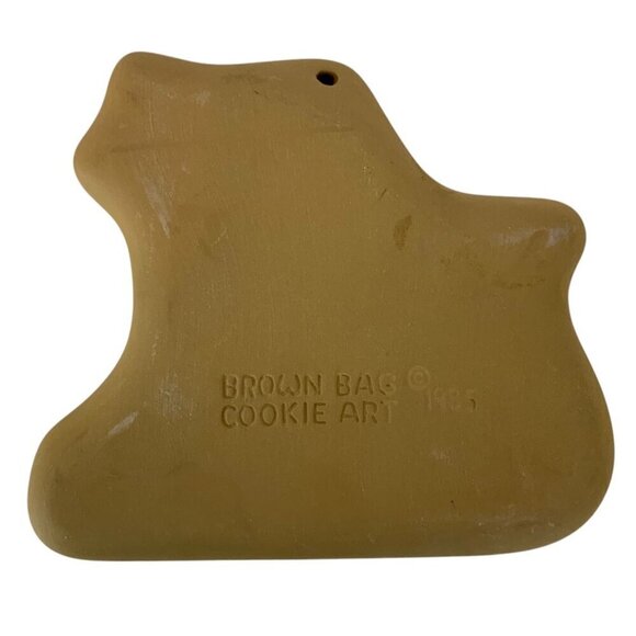 Vintage Brown Bag Cookie Art Sleigh Cookie Mold 1985 for Baking & Collecting - Picture 2 of 3